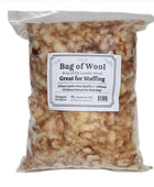 Bag of Wool Stuffing for Pillows, Dolls & Crafts (8oz)