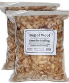 Bag of Wool Stuffing for Pillows, Dolls & Crafts (8oz)