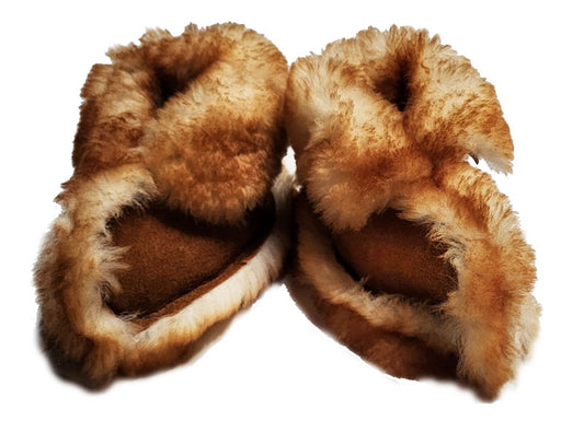 Sheepskin Baby Booties - Tiny Teepee Creepers
