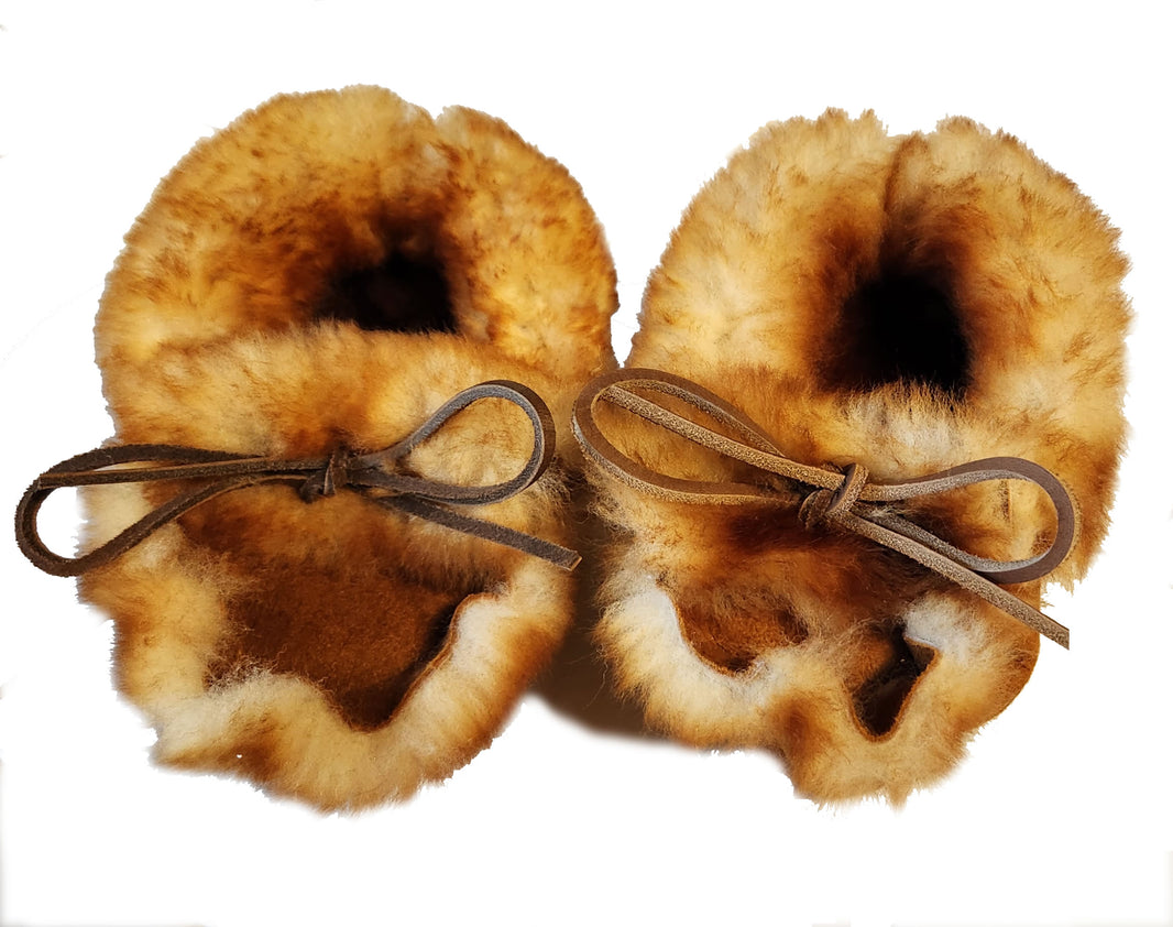 Teepee Creepers Quality Sheepskin Moccasin Slippers