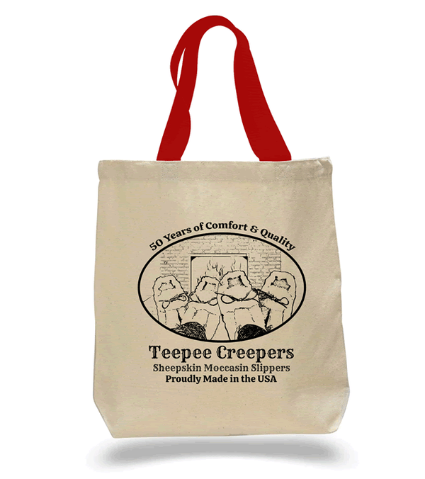 Teepee Creepers Canvas Tote Bag