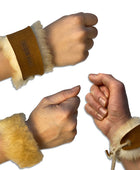 Dragon Made Sheepskin Fur Bracelet