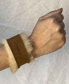 Dragon Made Sheepskin Fur Bracelet