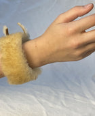 Dragon Made Sheepskin Fur Bracelet