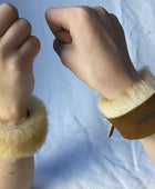 Dragon Made Sheepskin Fur Bracelet