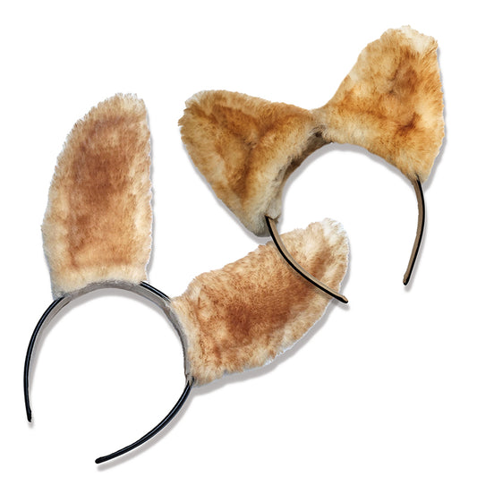 Real Fur Animal Ears Made From Sheepskin Wool