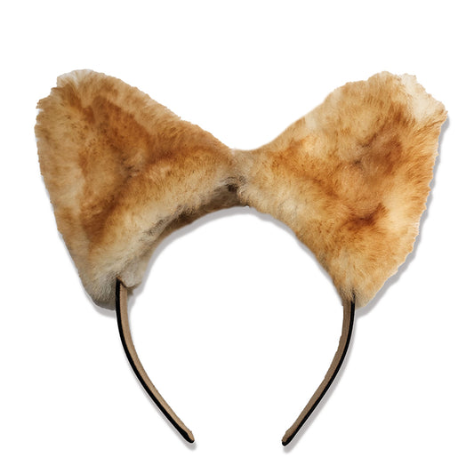 Real Fur Animal Ears Made From Sheepskin Wool