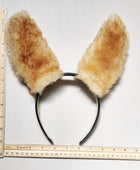 Real Fur Animal Ears Made From Sheepskin Wool