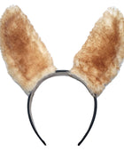 Real Fur Bunny Ears Made From Sheepskin Wool