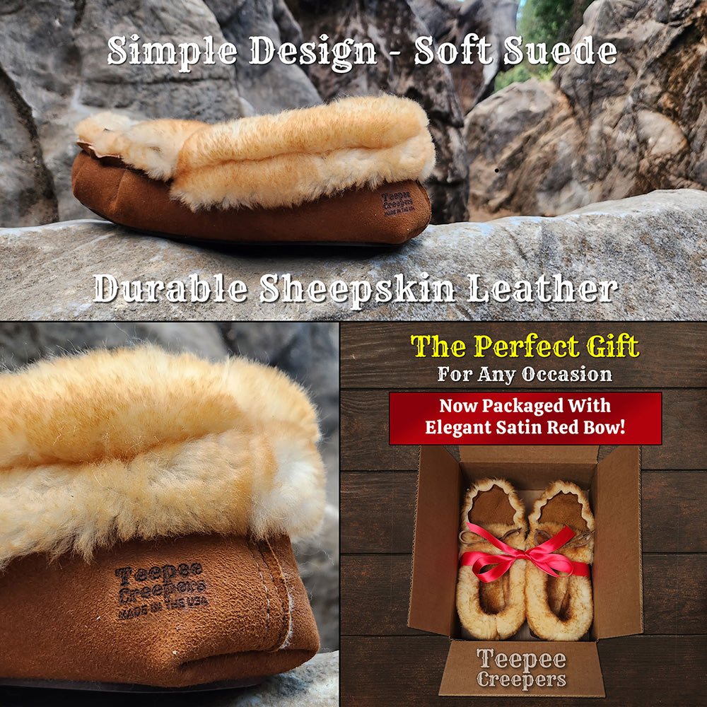 Teepee Creepers Men's Moccasin Slippers